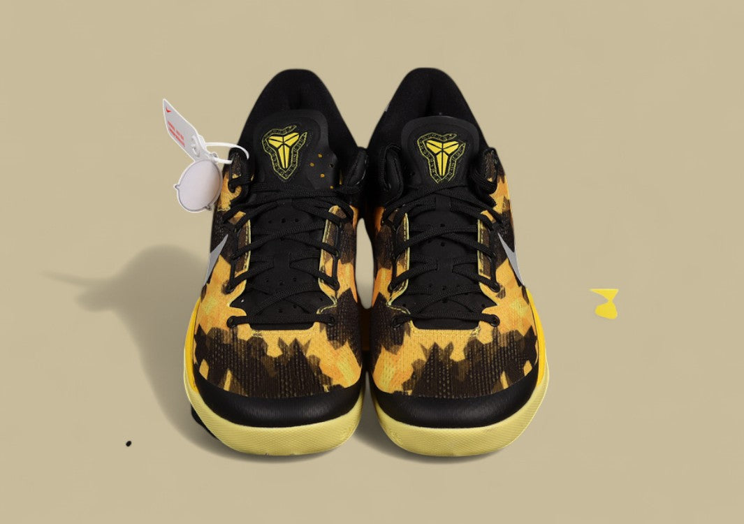Kobe 8 System Black/Electric Yellow-Grey