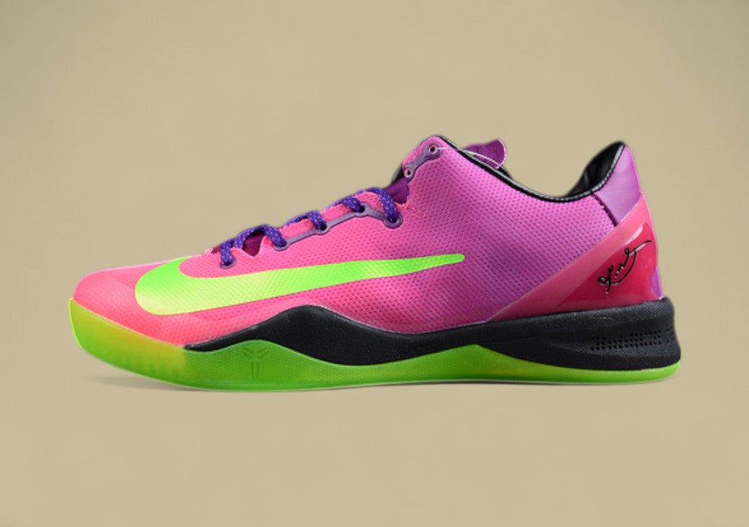 Kobe 8 System Mambacurial Pink/Green/Purple-White