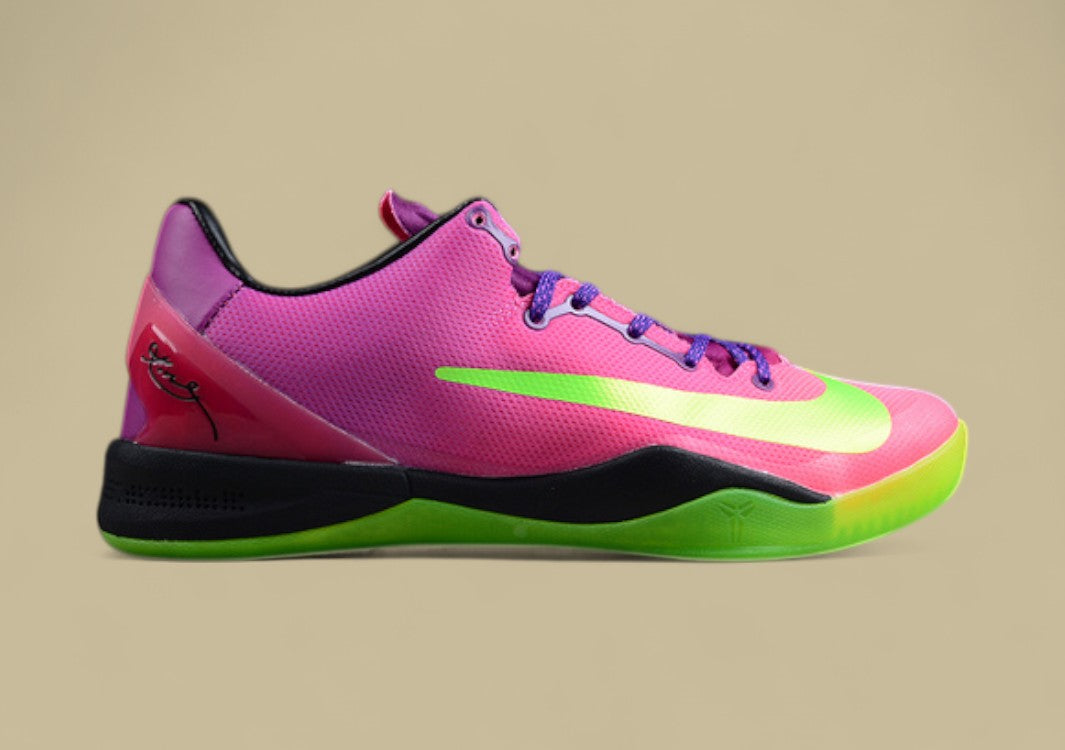 Kobe 8 System Mambacurial Pink/Green/Purple-White