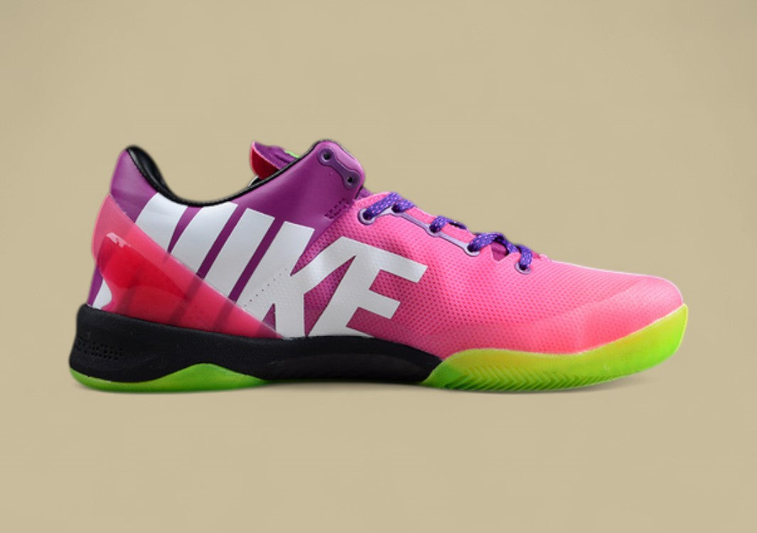 Kobe 8 System Mambacurial Pink/Green/Purple-White