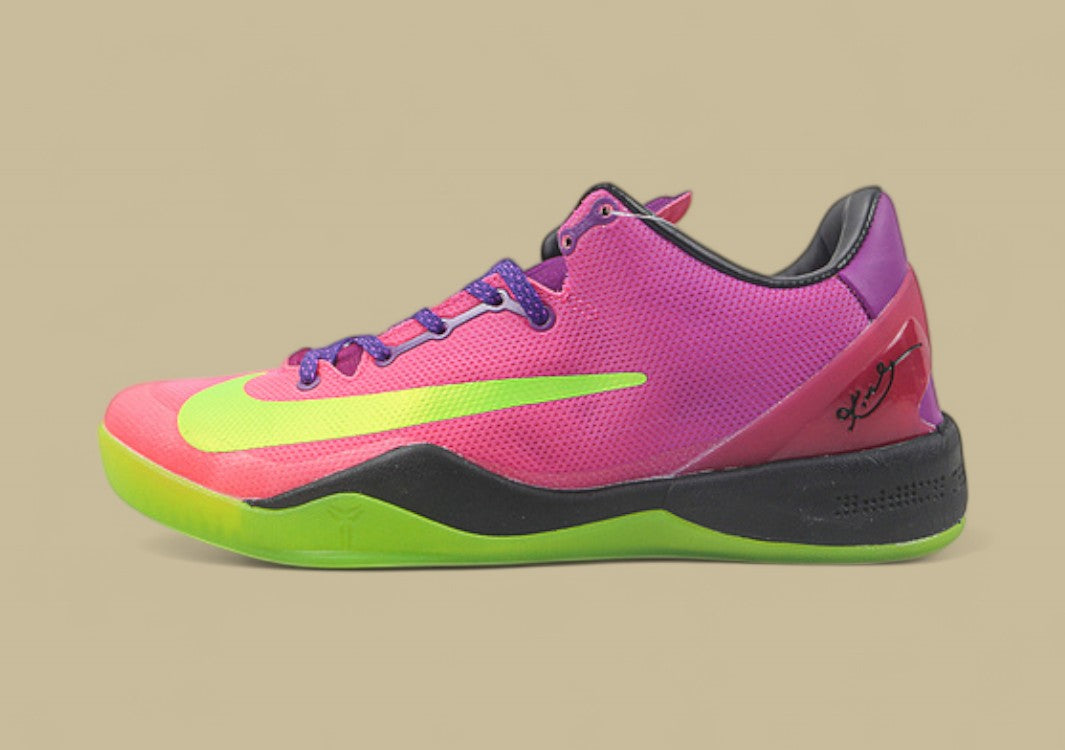 Kobe 8 System Mambacurial Red Plum/Electric Green-Pink Flash