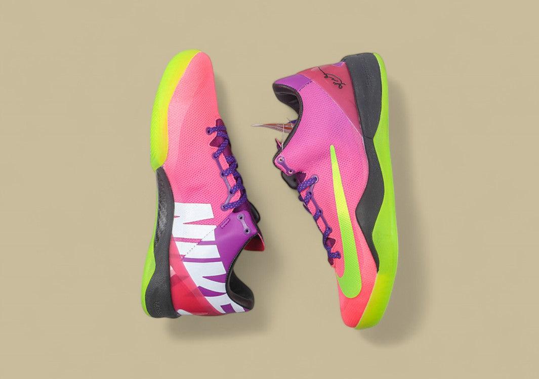 Kobe 8 System Mambacurial Red Plum/Electric Green-Pink Flash
