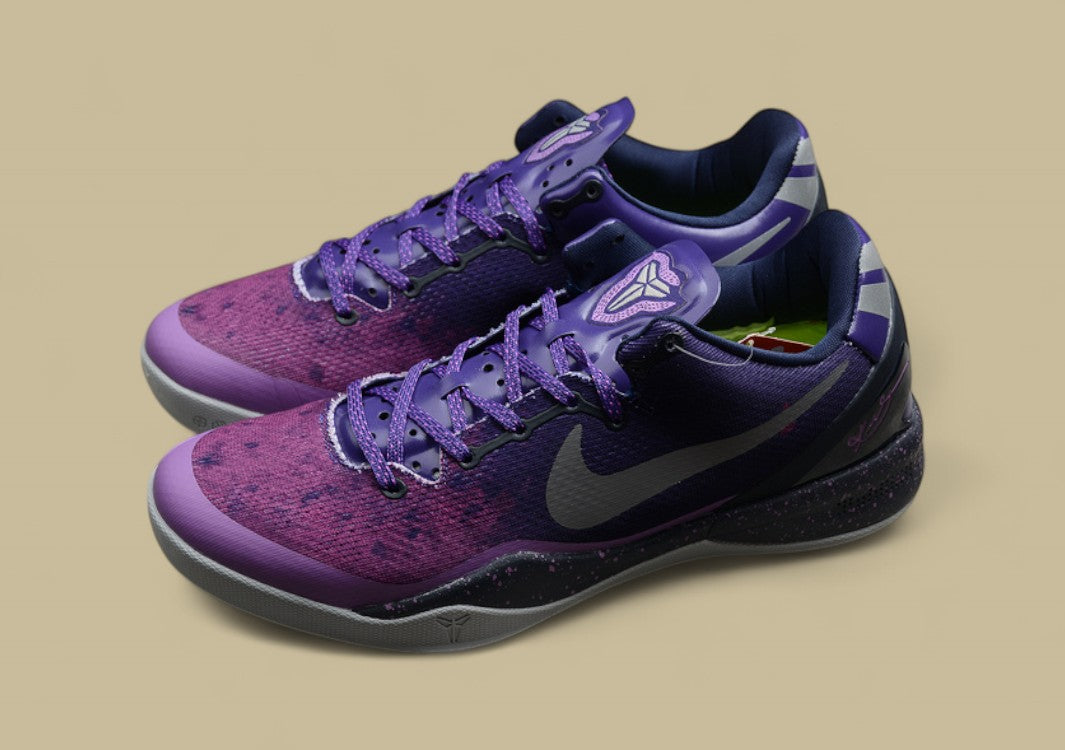 Kobe 8 System Playoff Court Purple/Pure Platinum-Blackened Blue