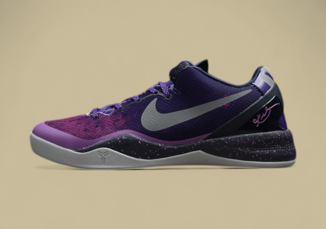 Kobe 8 System Playoff Court Purple/Pure Platinum-Blackened Blue