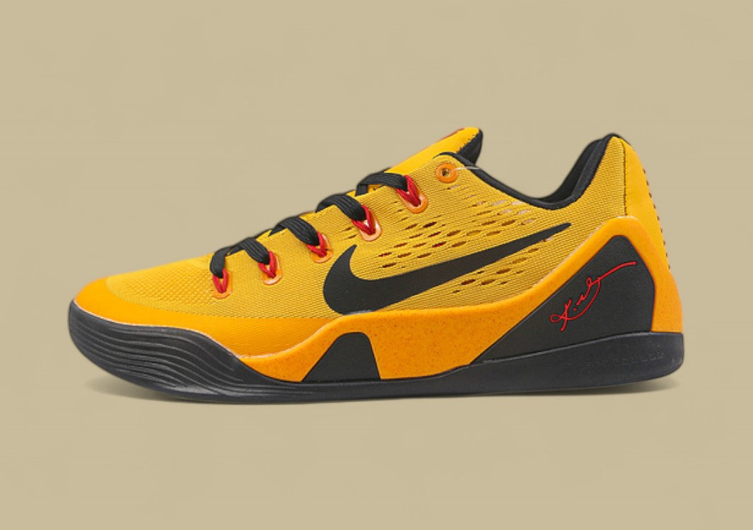 Kobe 9 EM Bruce Lee University Gold/Blk-Lsr Crimson