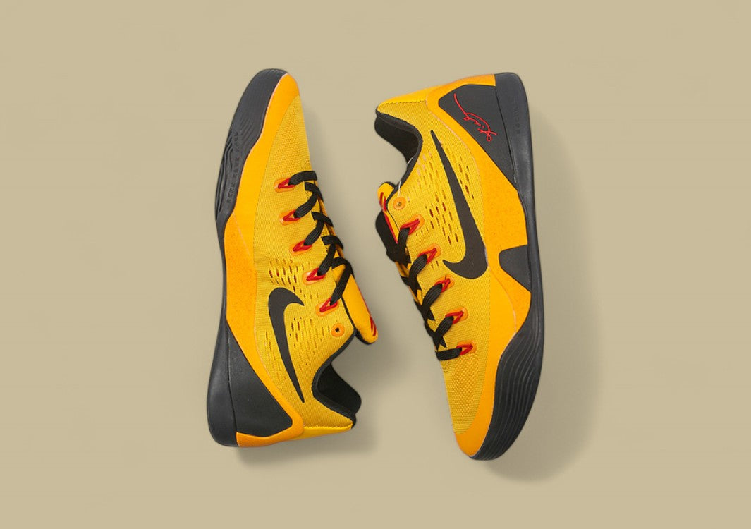 Kobe 9 EM Bruce Lee University Gold/Blk-Lsr Crimson