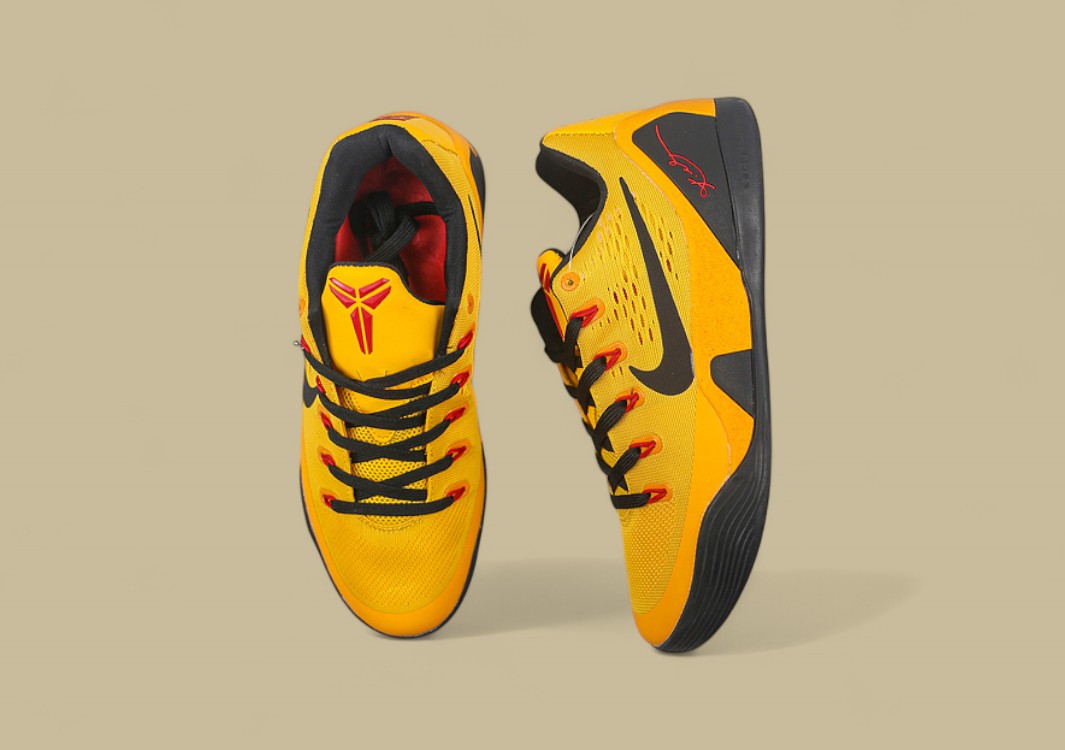 Kobe 9 EM Bruce Lee University Gold/Blk-Lsr Crimson