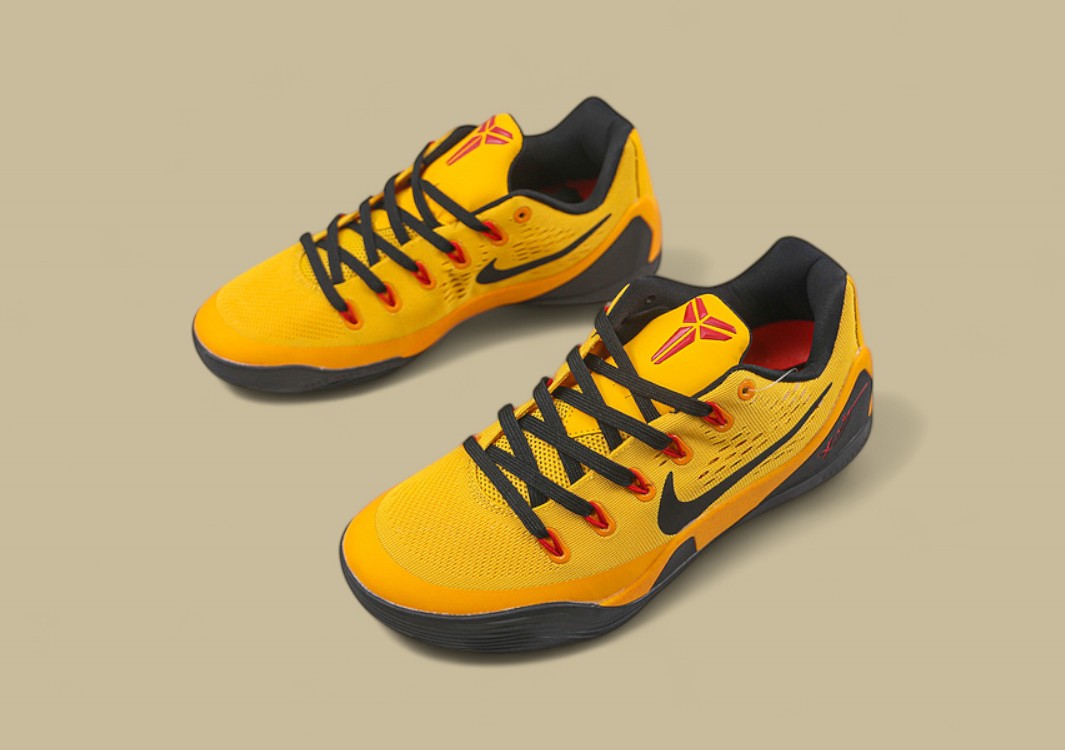 Kobe 9 EM Bruce Lee University Gold/Blk-Lsr Crimson
