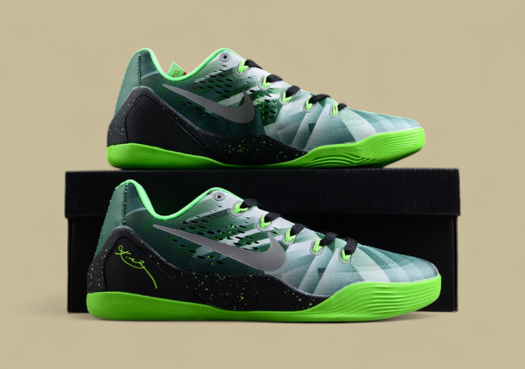 Kobe 9 EM PRM Gorge Green/Metallic Silver-Electric Green