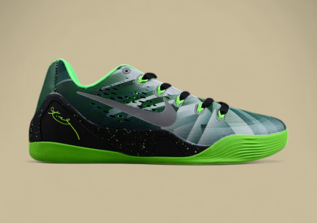 Kobe 9 EM PRM Gorge Green/Metallic Silver-Electric Green