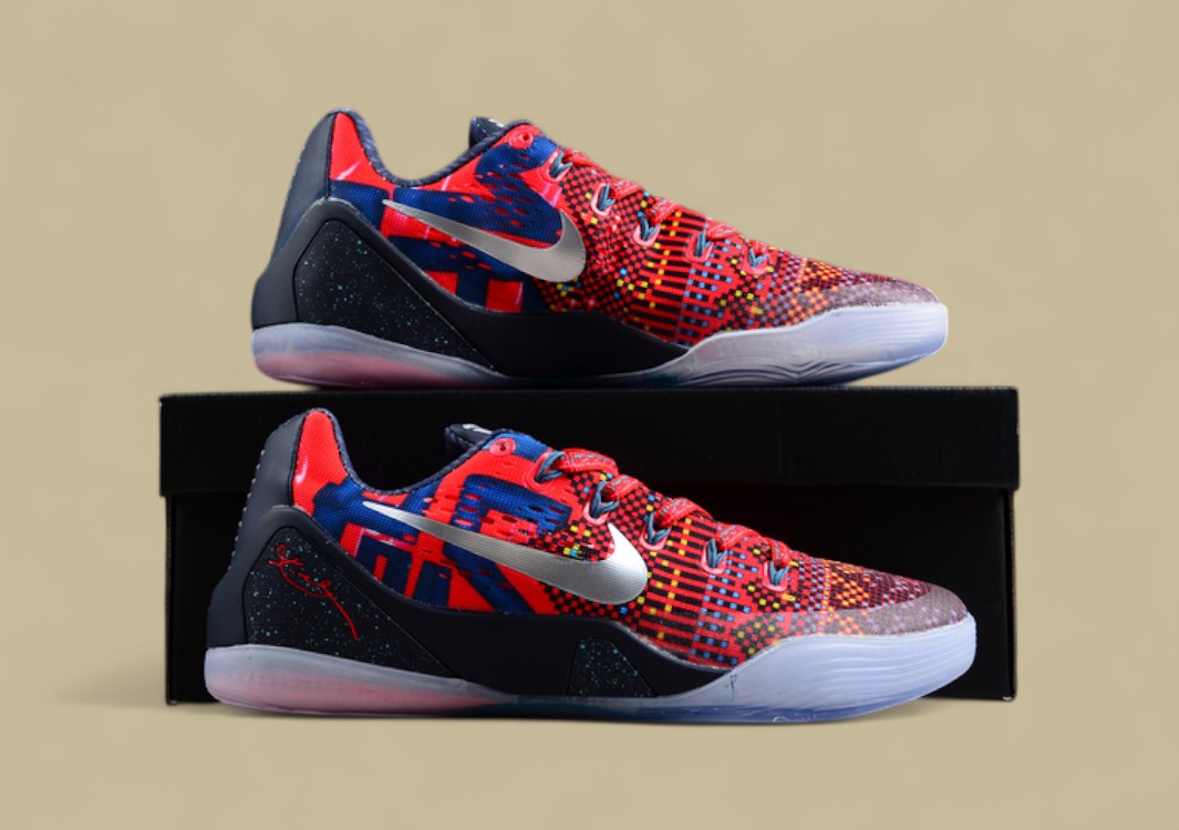 Kobe 9 EM Premium Philippines Laser Crimson/Reflective Silver-Obsidian