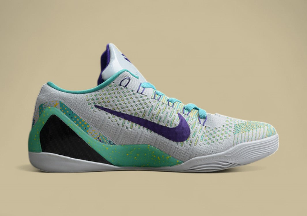 Kobe 9 Elite Low Grey/Purple/Sky Blue