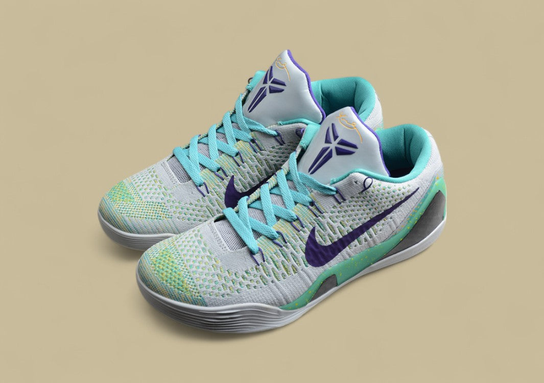 Kobe 9 Elite Low Grey/Purple/Sky Blue