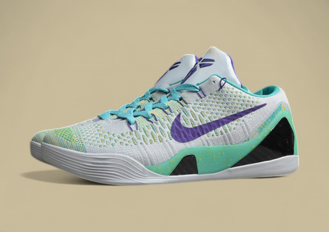 Kobe 9 Elite Low Grey/Purple/Sky Blue