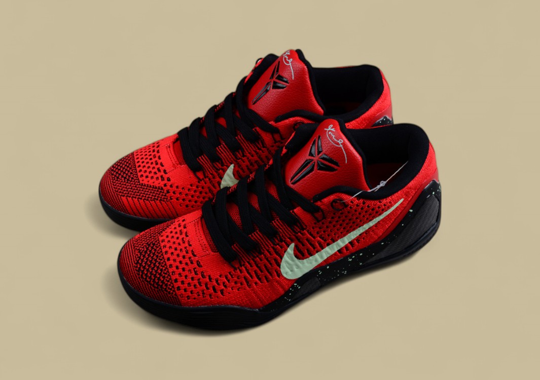 Kobe 9 Elite Low University Red/Black/White