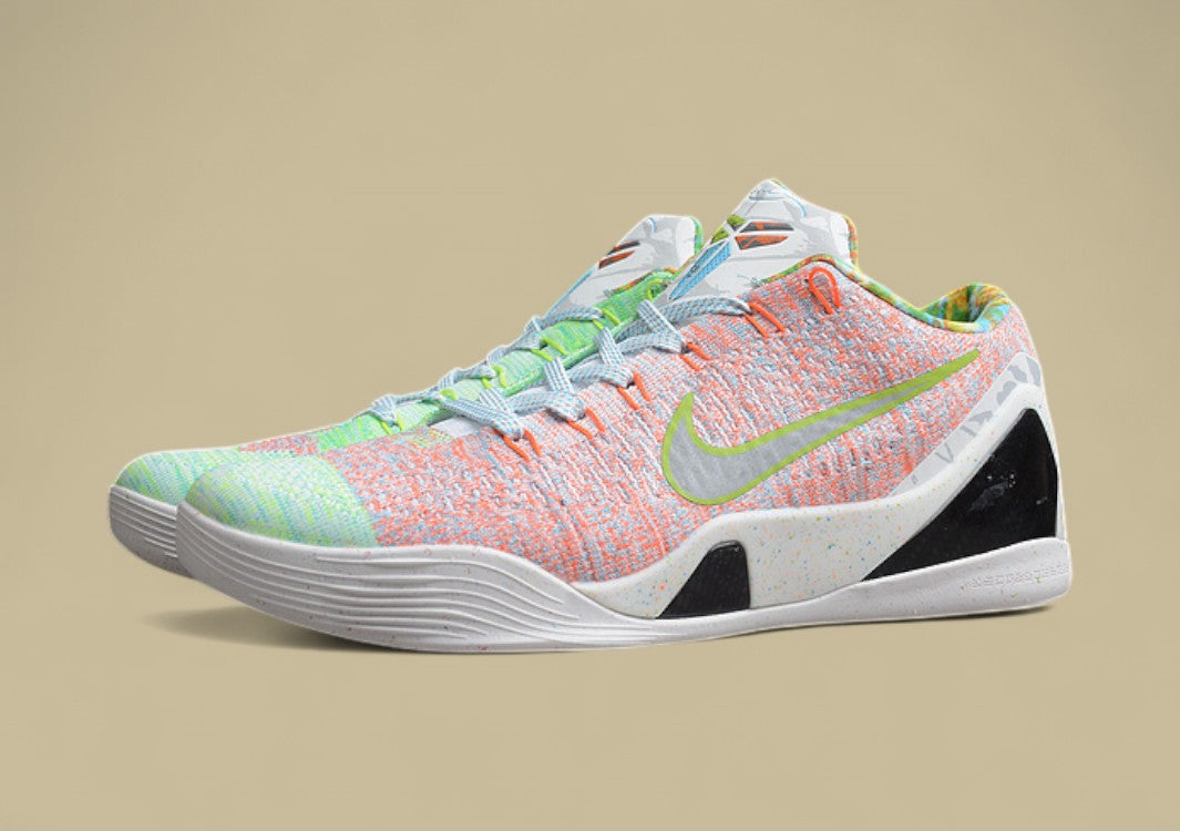 Kobe 9 Elite Premium What The Kobe Multi-Color/Reflect Silver-Chlorine Blue