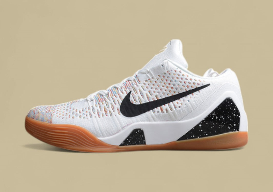 Kobe 9 Premium HTM Milan White Gum White/Black-Multi-Color