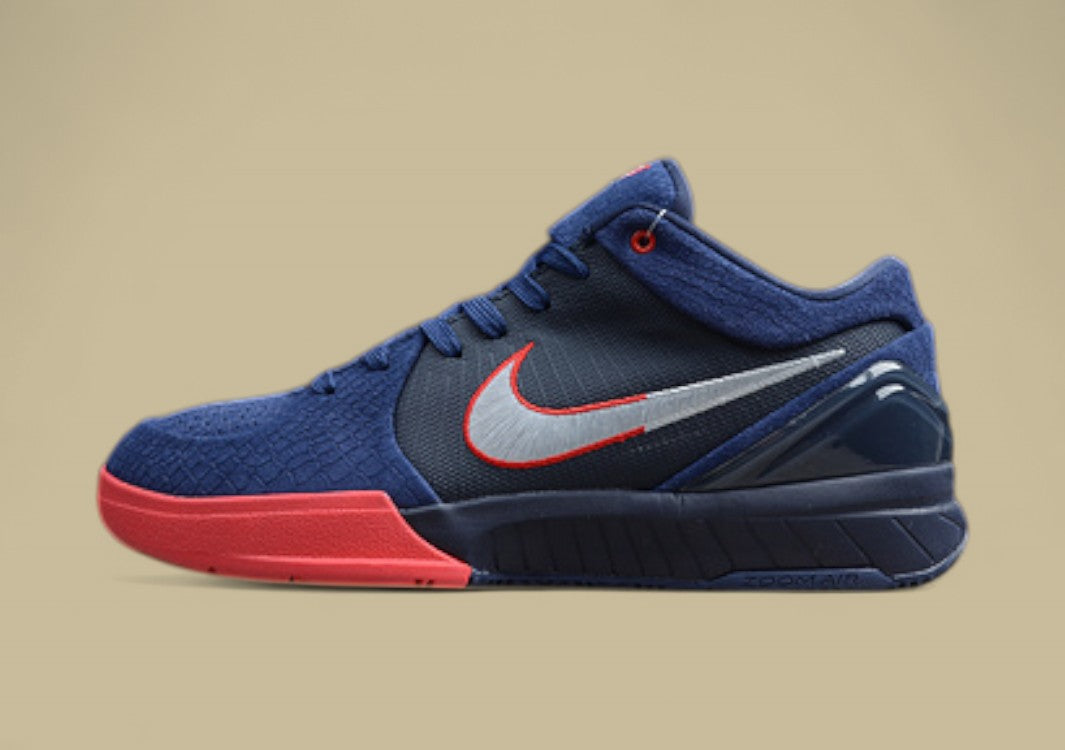Kobe IV Protro Undefeated PE Navy Blue/White/Red