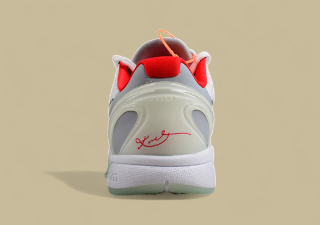 Kobe VI Protro White/Wolf Grey/University Red