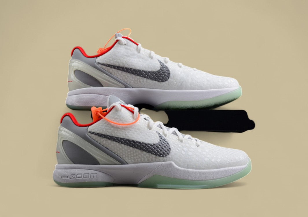 Kobe VI Protro White/Wolf Grey/University Red