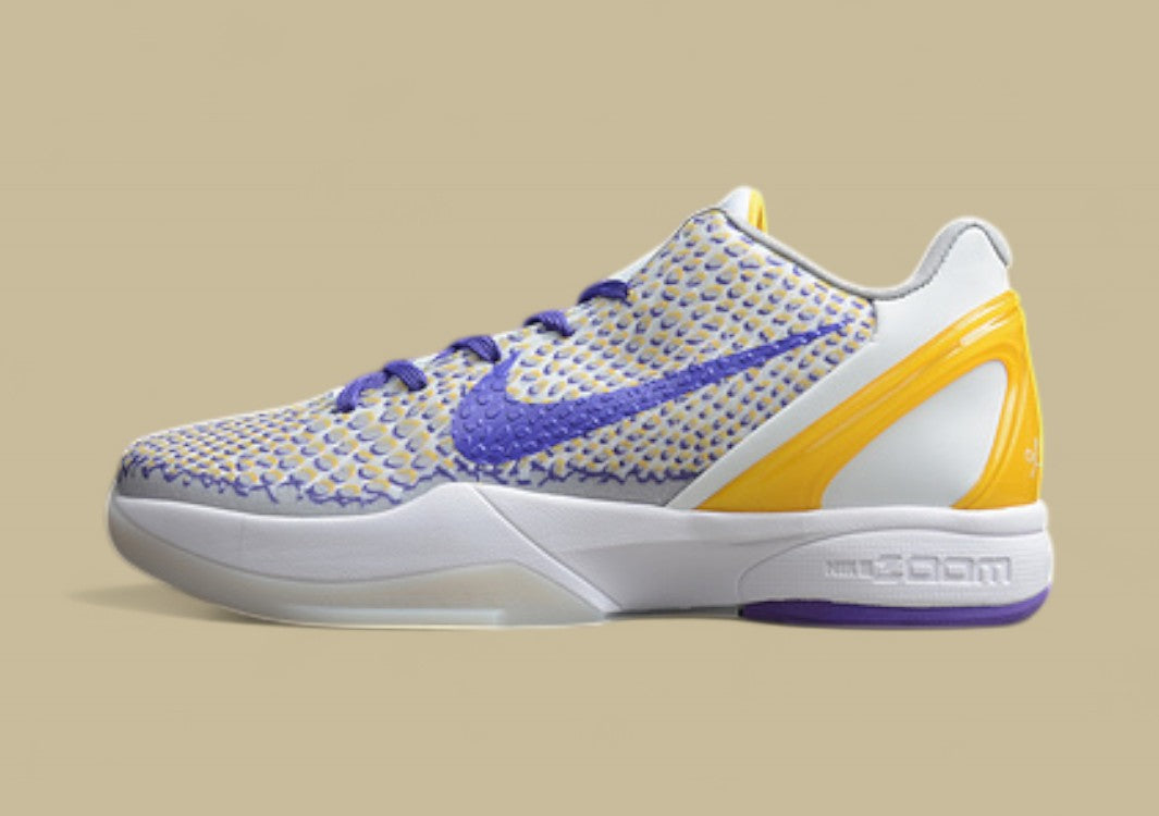 Kobe VI White/Purple/Yellow