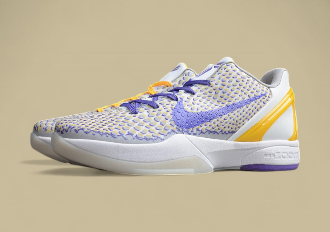 Kobe VI White/Purple/Yellow