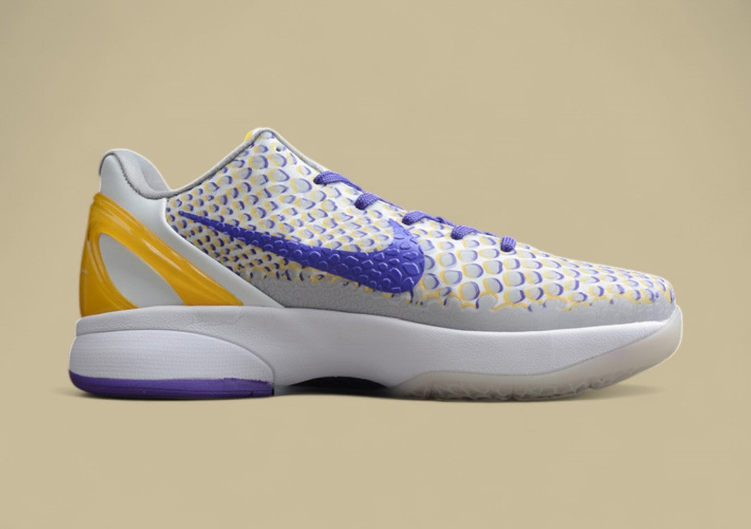 Kobe VI White/Purple/Yellow