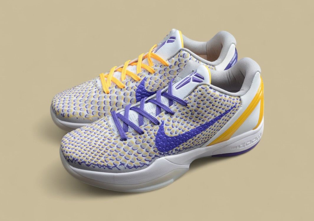 Kobe VI White/Purple/Yellow