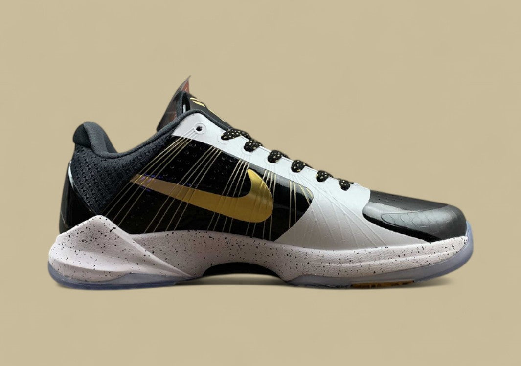 Kobe V Protro Black/White/Gold