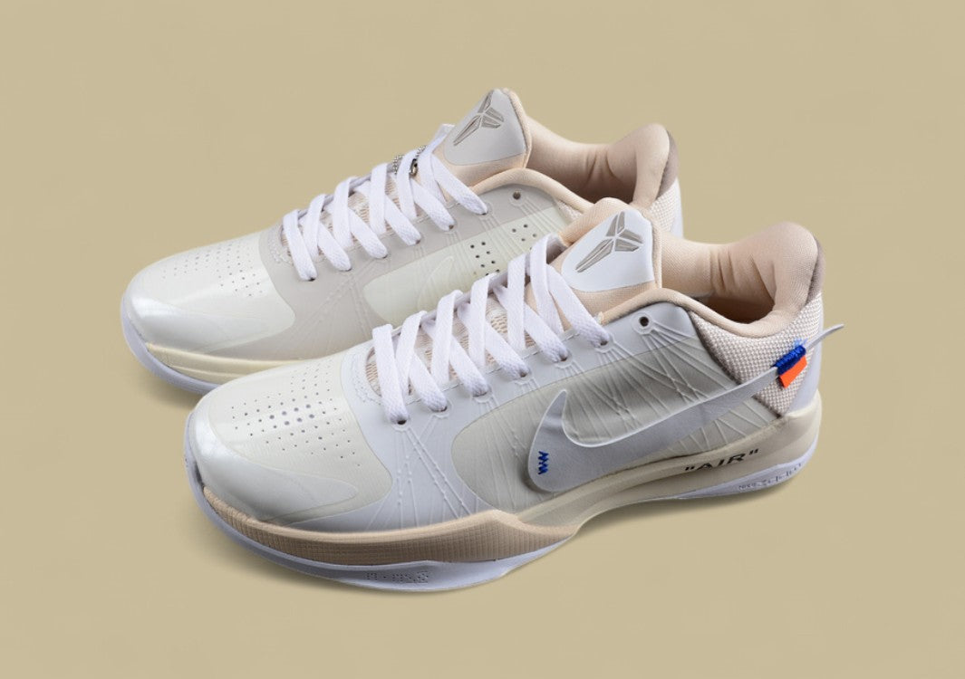 Kobe V Protro Undftd White/Brown/Yellow