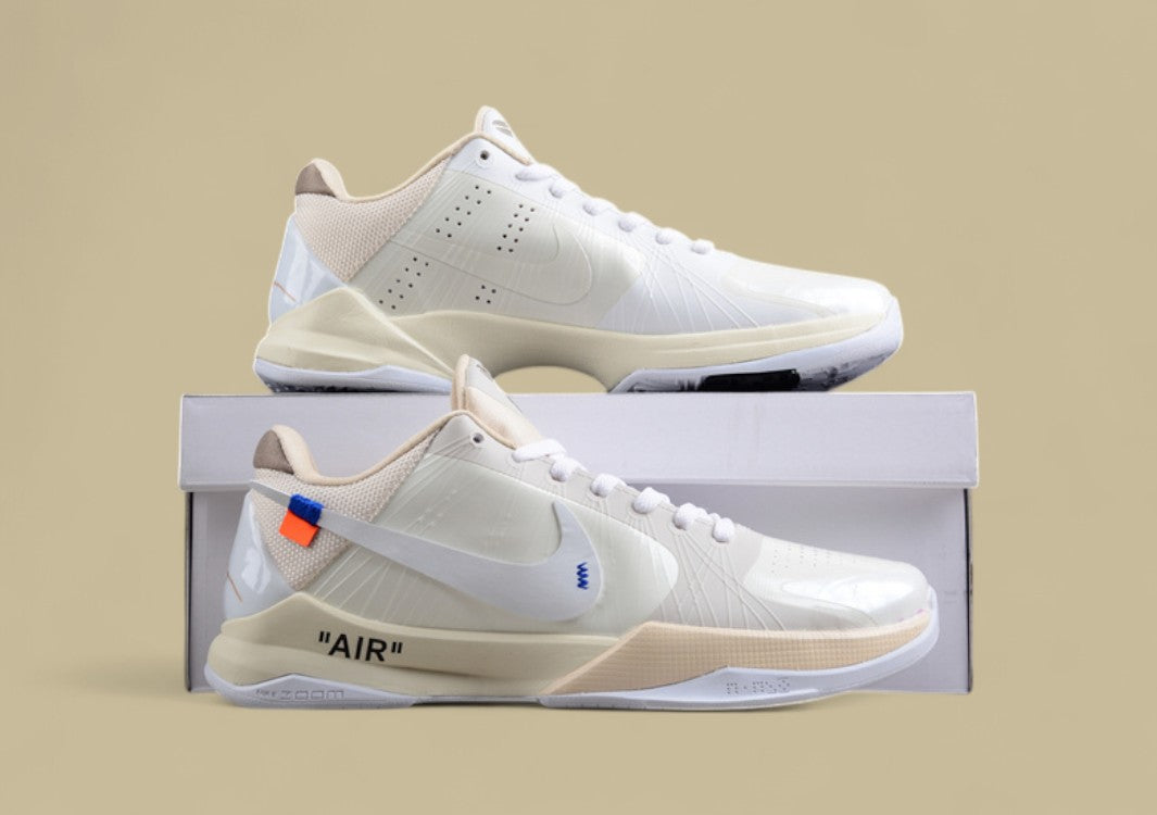 Kobe V Protro Undftd White/Brown/Yellow