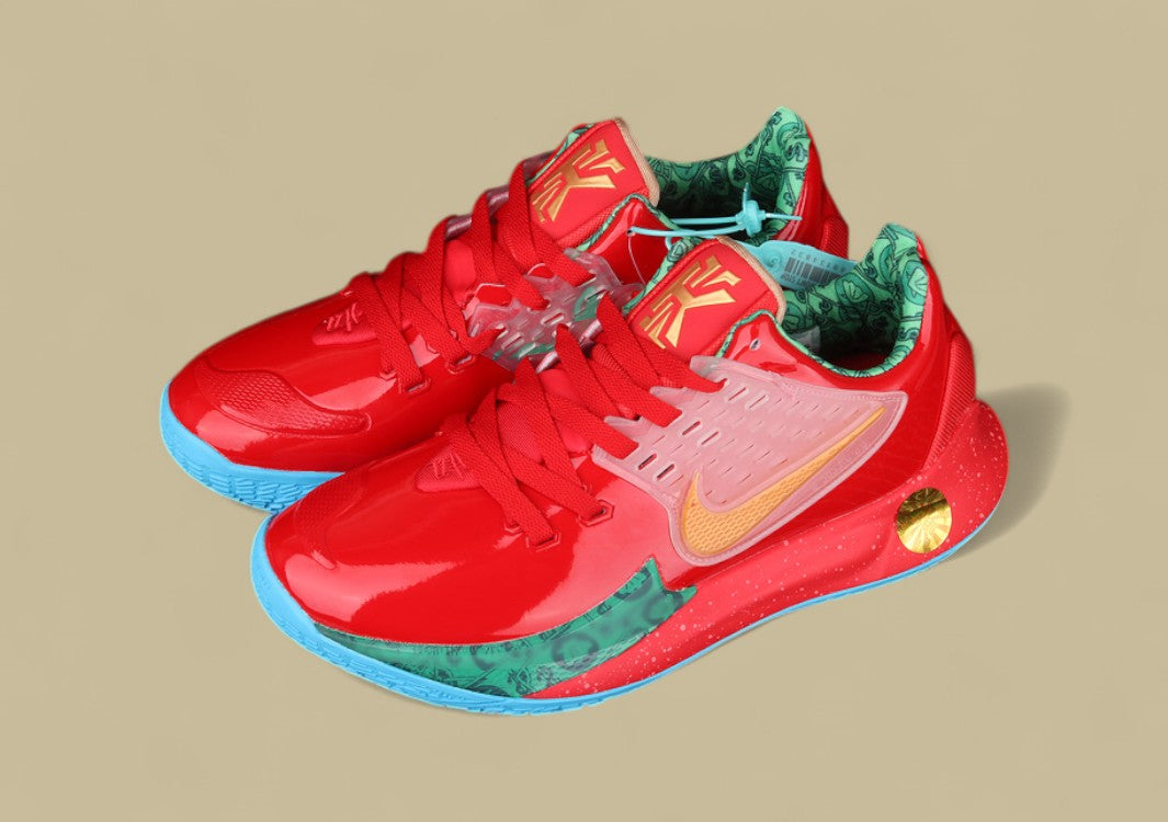 Kyrie 2 Low Ep Mr. Krabs University Red/Metallic Gold