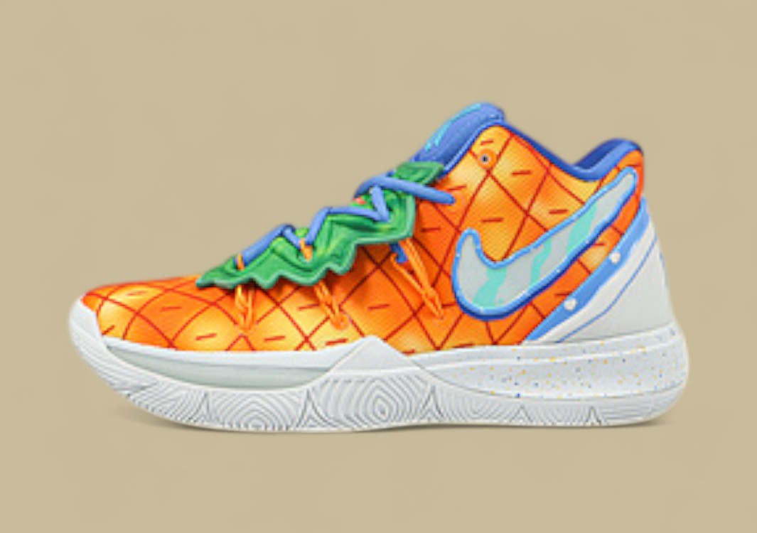 Kyrie 5 SpongeBob Pineapple House Orange/Green-Blue