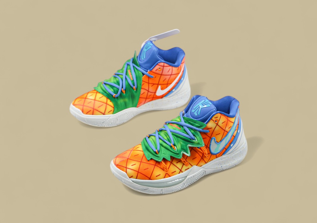 Kyrie 5 SpongeBob Pineapple House Orange/Green-Blue