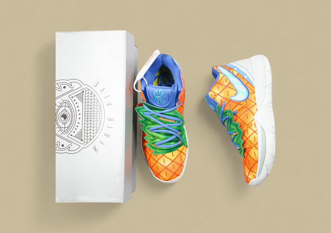 Kyrie 5 SpongeBob Pineapple House Orange/Green-Blue