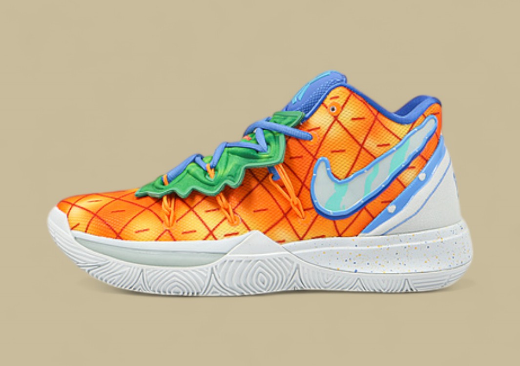 Kyrie 5 SpongeBob Pineapple House Orange/Green-Blue