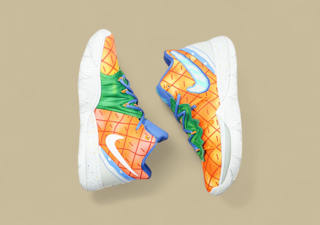 Kyrie 5 SpongeBob Pineapple House Orange/Green-Blue