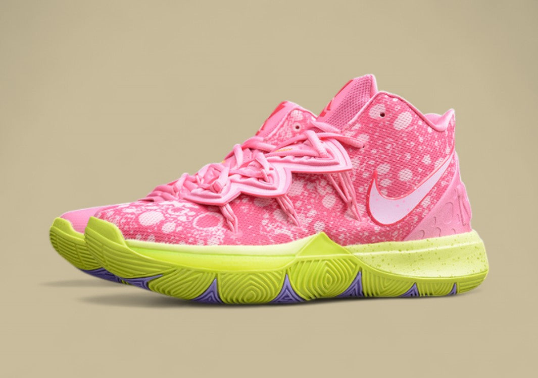 Kyrie 5 Spongebob Patrick Lotus Pink/University Red