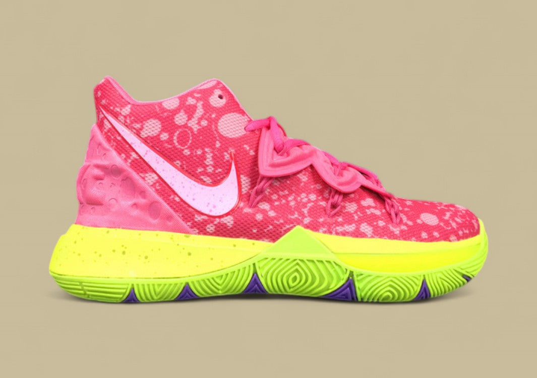 Kyrie 5 Spongebob Patrick Lotus Pink/University Red
