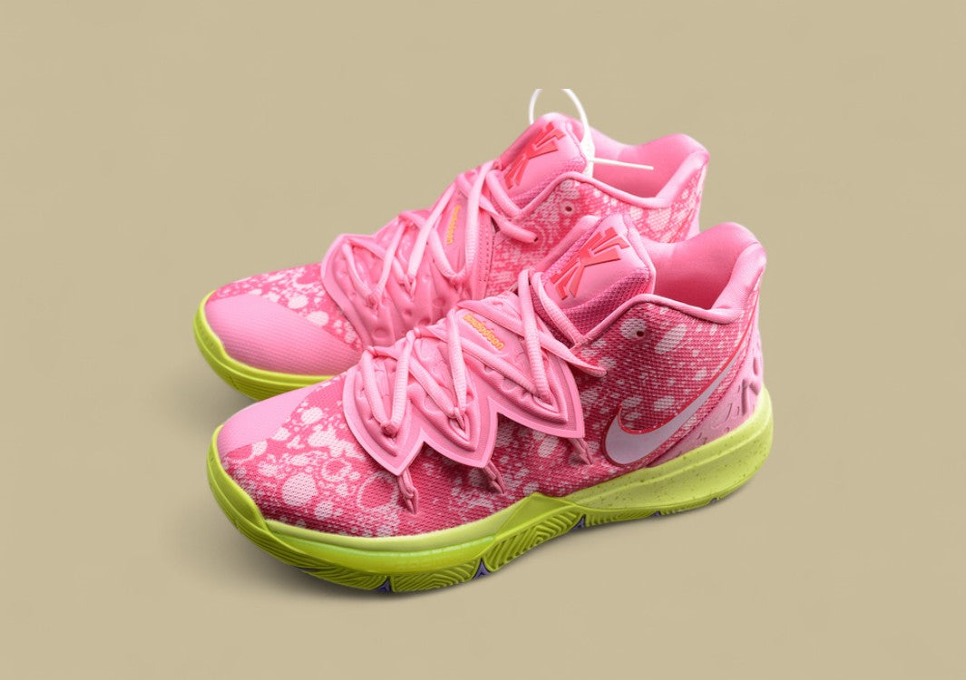 Kyrie 5 Spongebob Patrick Lotus Pink/University Red