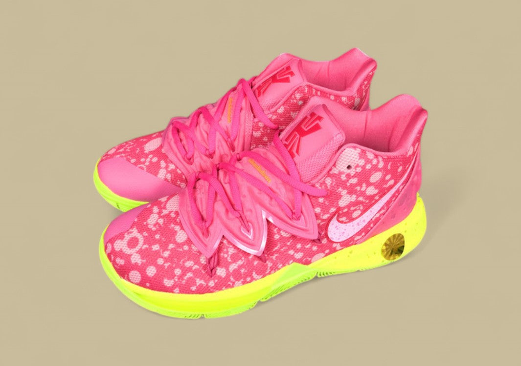 Kyrie 5 Spongebob Patrick Lotus Pink/University Red