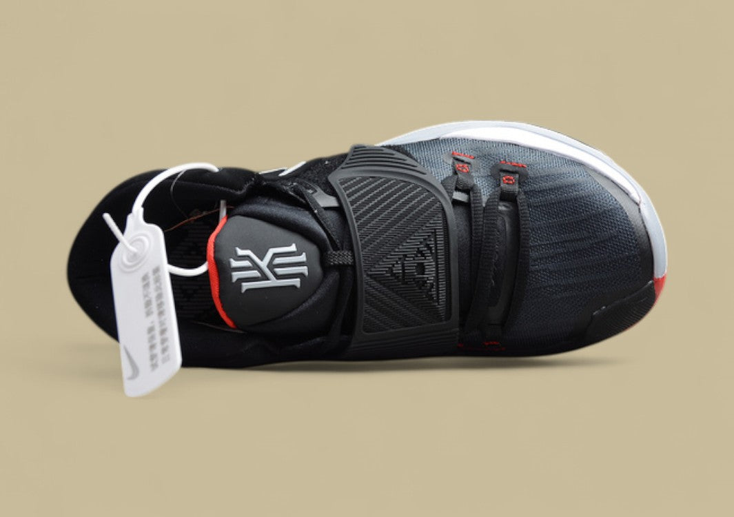 Kyrie 6 Bred Black/Cement Grey/University Red-White