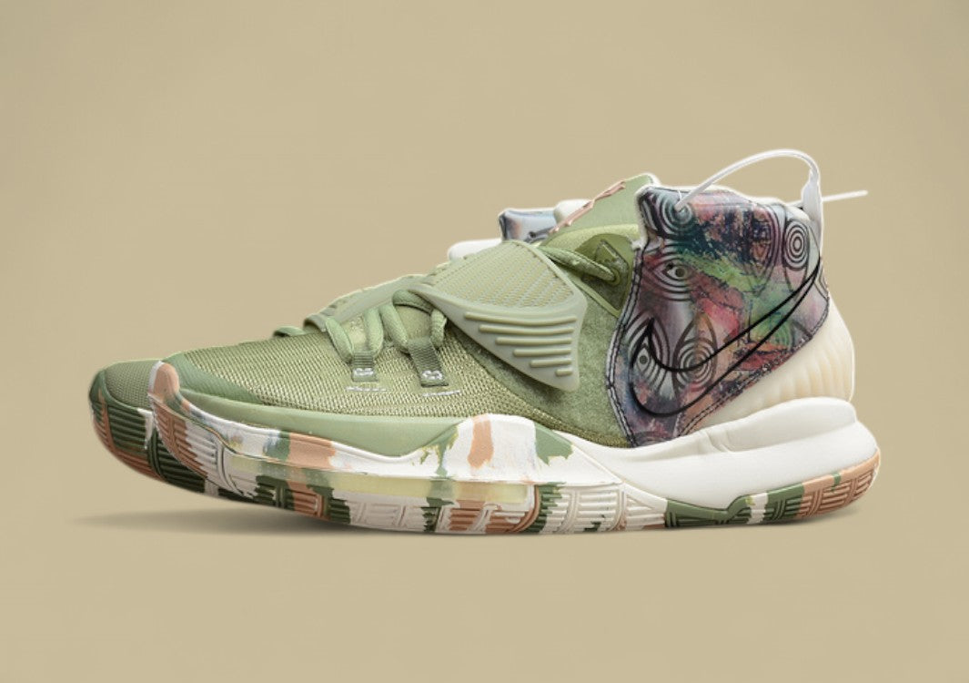 Kyrie 6 Pre-Heat Shanghai Green/White