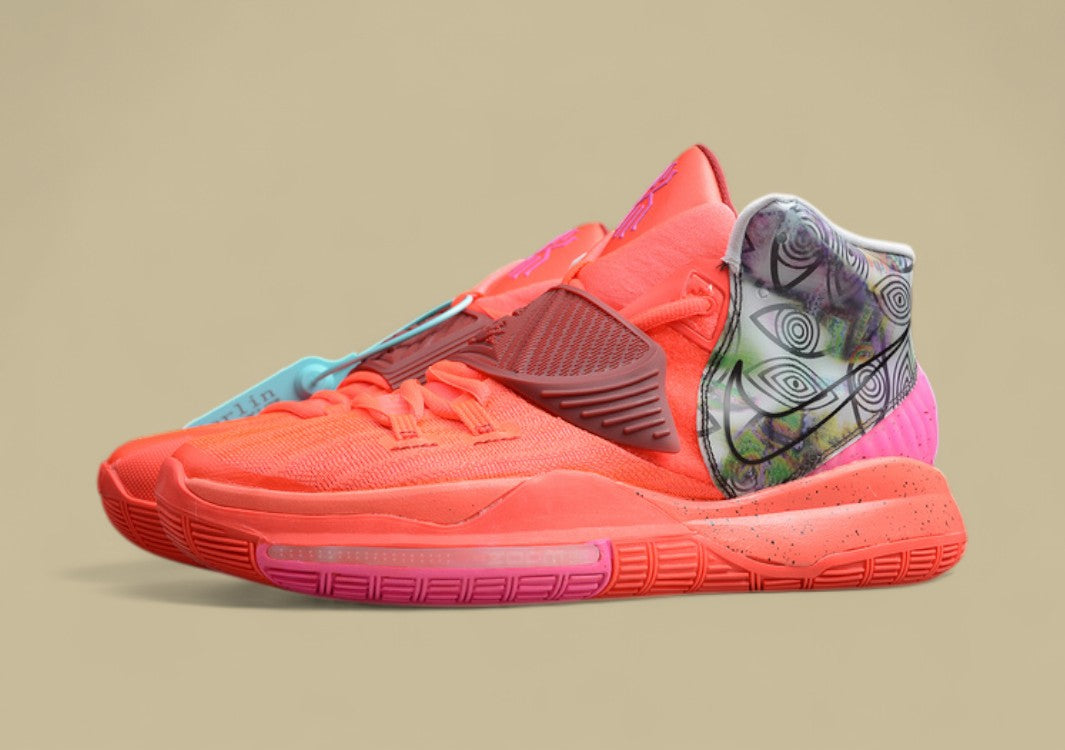 Kyrie 6 Preheat Collection Berlin Red/Multi-Color