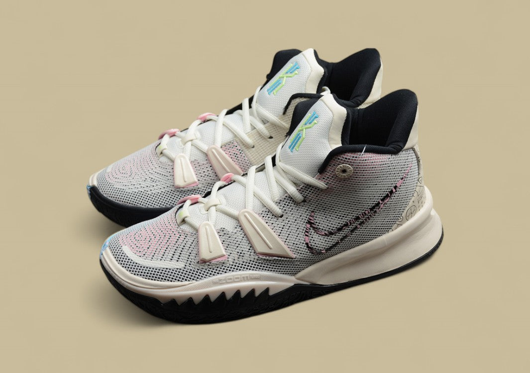 Kyrie 7 EP Pale Ivory/Chlorine Blue/Black