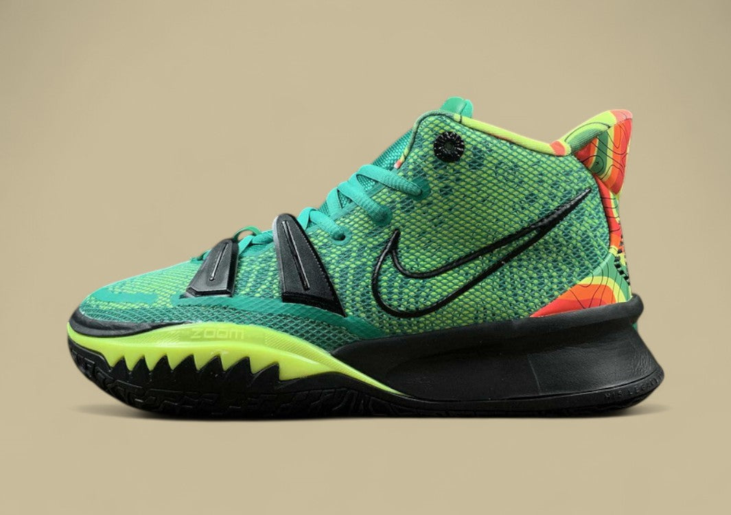 Kyrie 7 EP Weatherman Stadium Green/Volt/Total Orange/Black