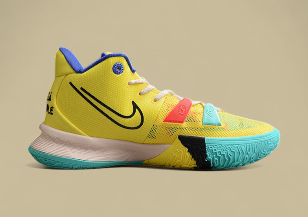 Kyrie 7 EP World 1 People Yellow Strike/Green Abyss/Bright Crimson/Black