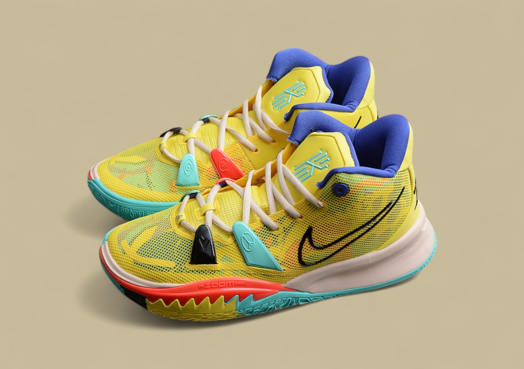 Kyrie 7 EP World 1 People Yellow Strike/Green Abyss/Bright Crimson/Black
