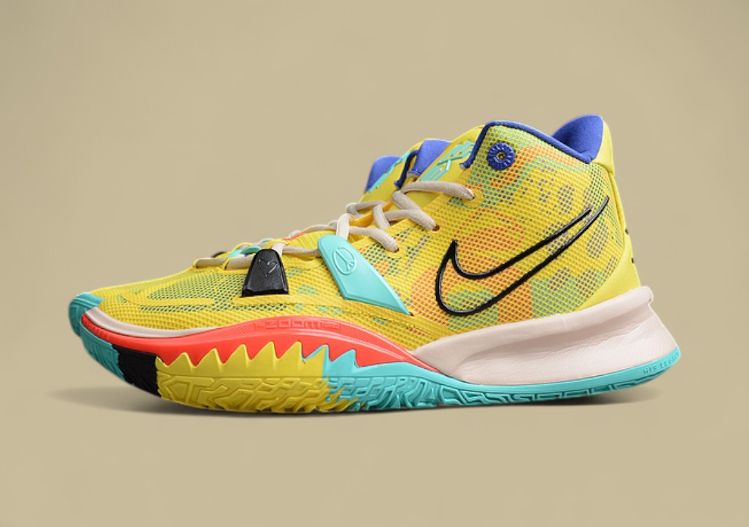 Kyrie 7 EP World 1 People Yellow Strike/Green Abyss/Bright Crimson/Black
