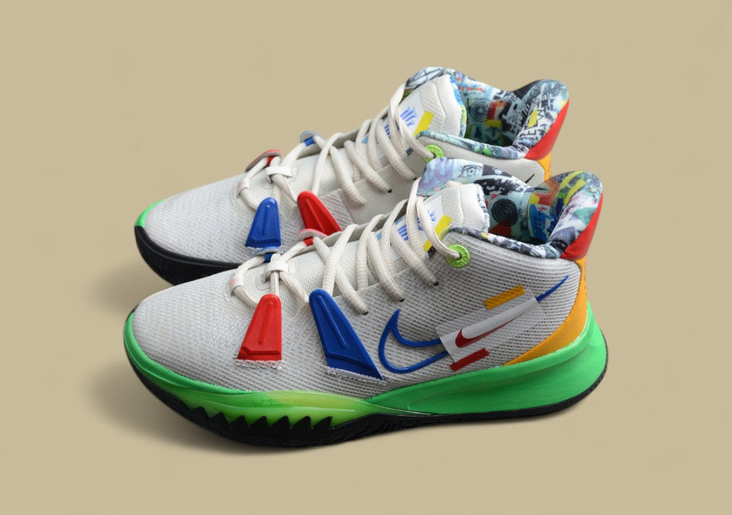 Kyrie 7 Ep Light Bone/Game Royal-White